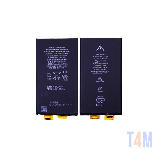 Batería sin Flex Para Apple iPhone XR 2942mAh